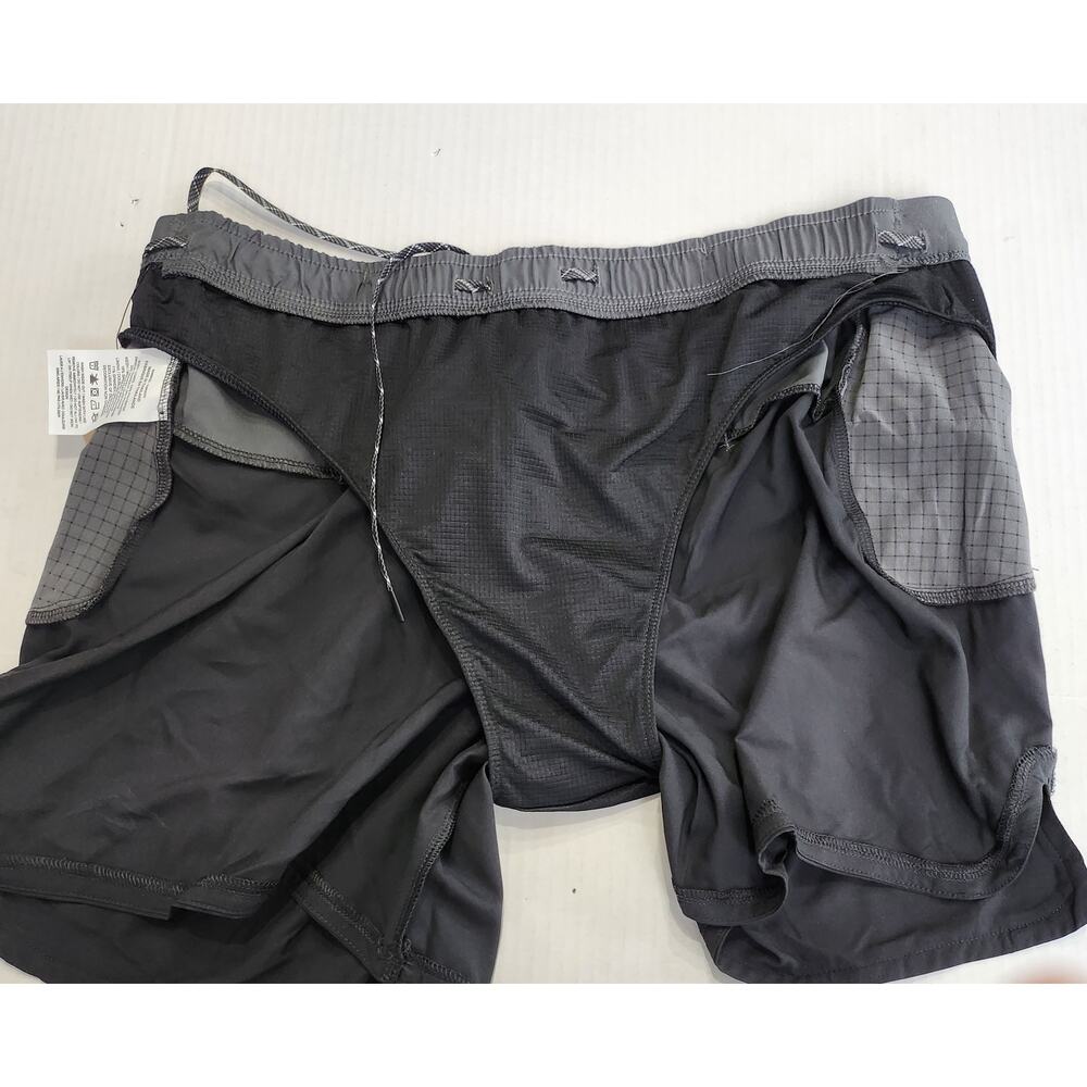 Mens Size M Nike Running Shorts DRI-FIT ADV Brief-Lined Stretch Black HJ3572-010 - Picture 2 of 4